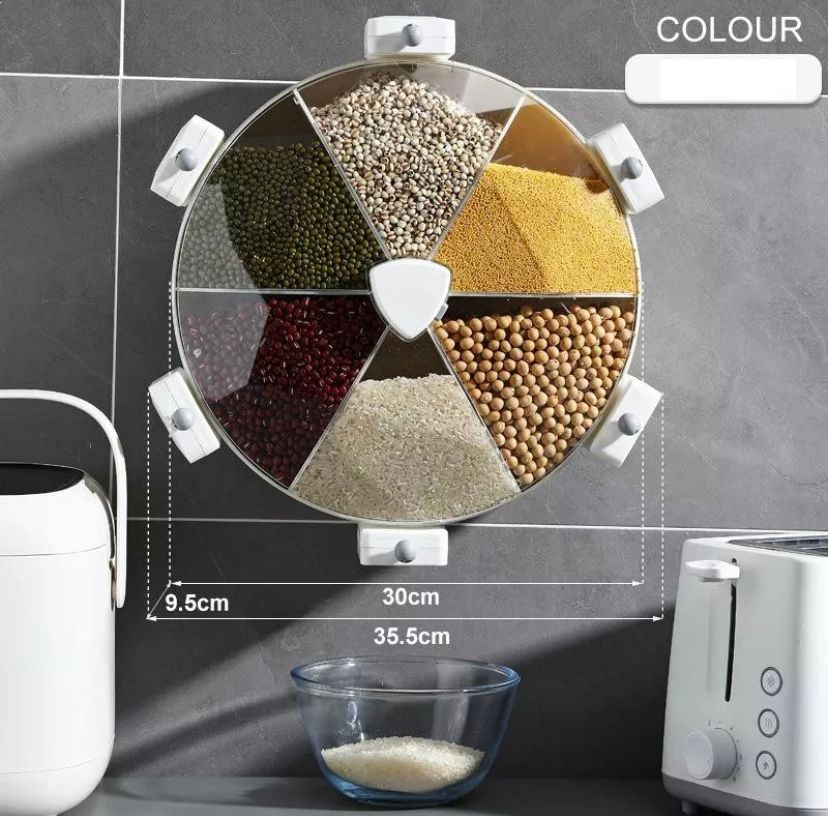 Miniatura 5 de Dispensador Granos Cereal Pared Giratori